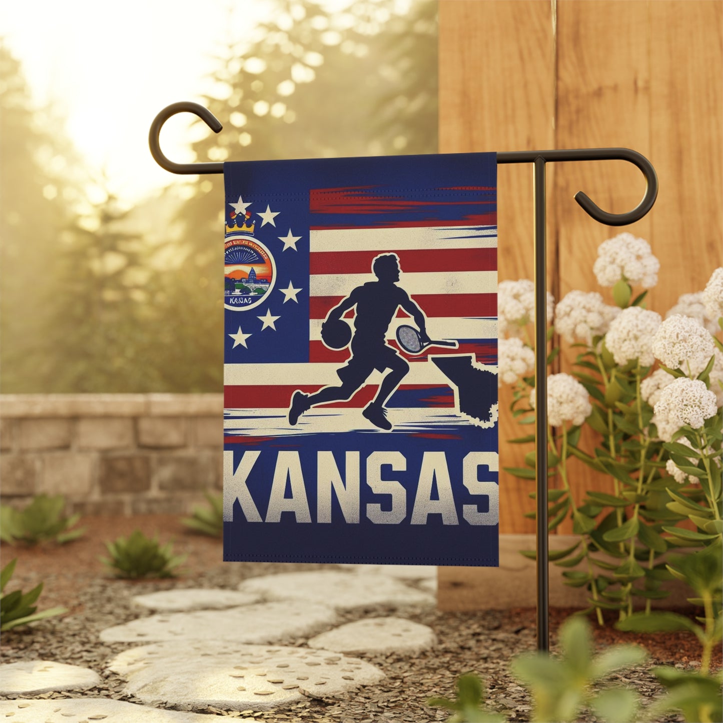 Flag Village Kansas State Flag Sporting Garden & House Banner KS0004