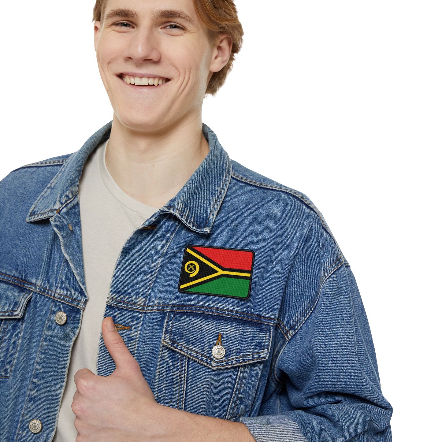 Flag Village Vanuatu Flag Embroidery Iron-On Patches
