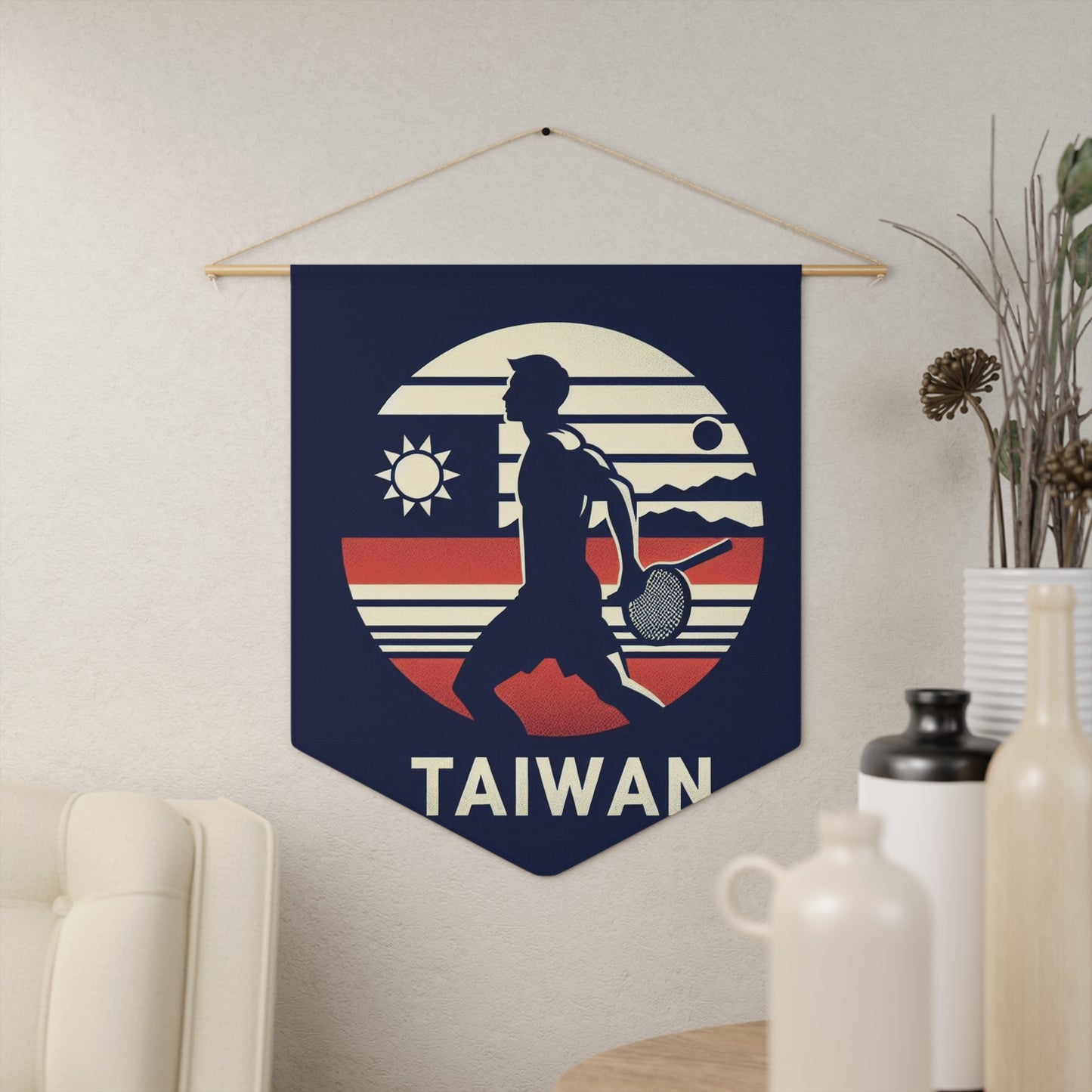 Flag Village Taiwan Flag Pennant Sporting Home Wall decoration TWN0001