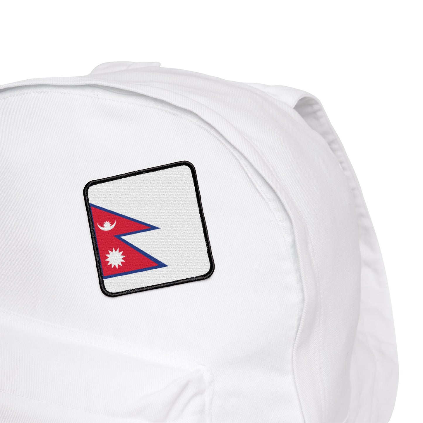 Flag Village Nepal Flag Embroidery Iron-On Patches