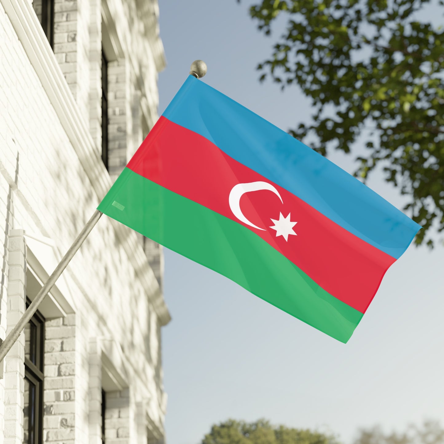 Flag Village Azerbaijan Flag 18" x 12" / 36" x 24" / 60" x 36"