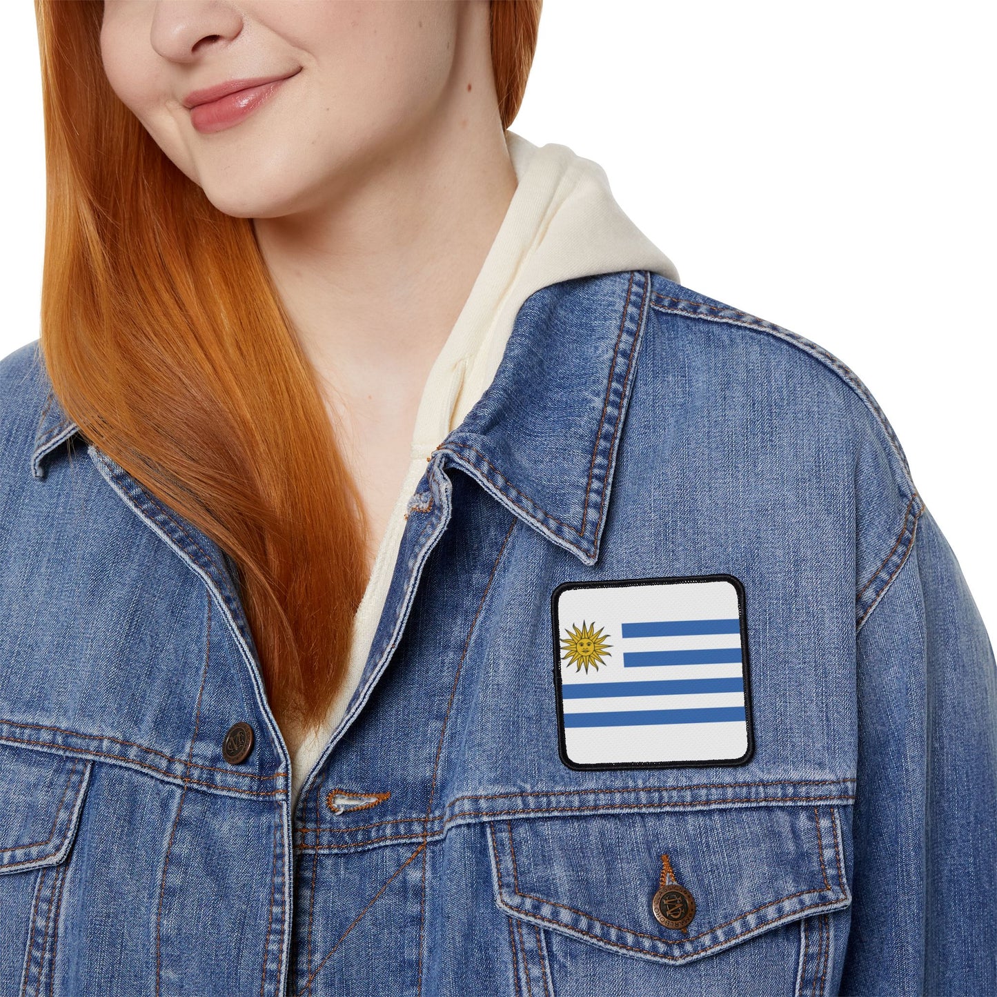 Flag Village Uruguay Flag Embroidery Iron-On Patches