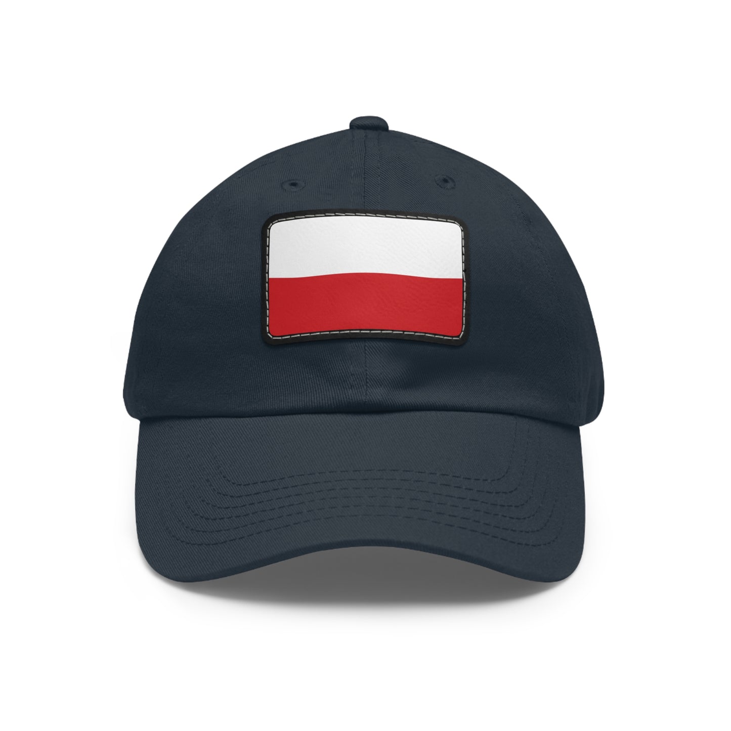 Flag Village Poland Flag Hat Cap with Leather Patch