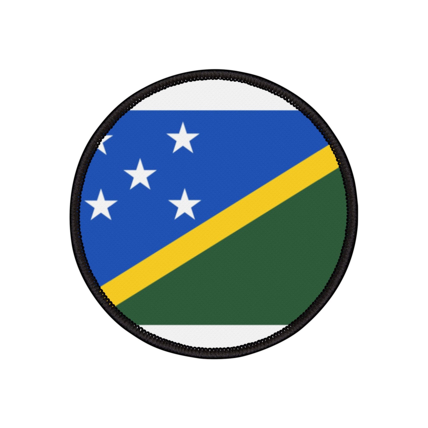 Flag Village Solomon Islands Flag Embroidery Iron-On Patches