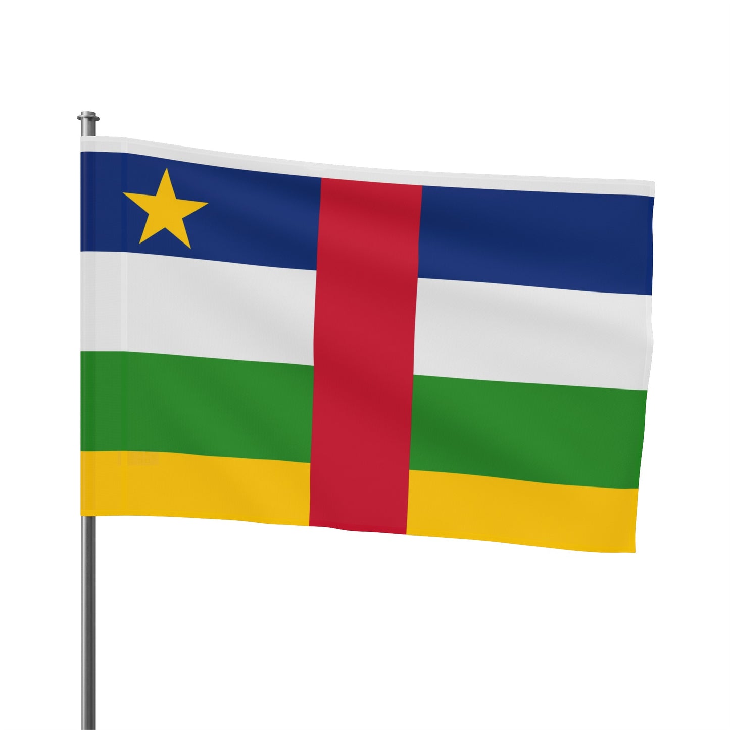 Flag Village Central African Republic Flag 18" x 12" / 36" x 24" / 60" x 36"