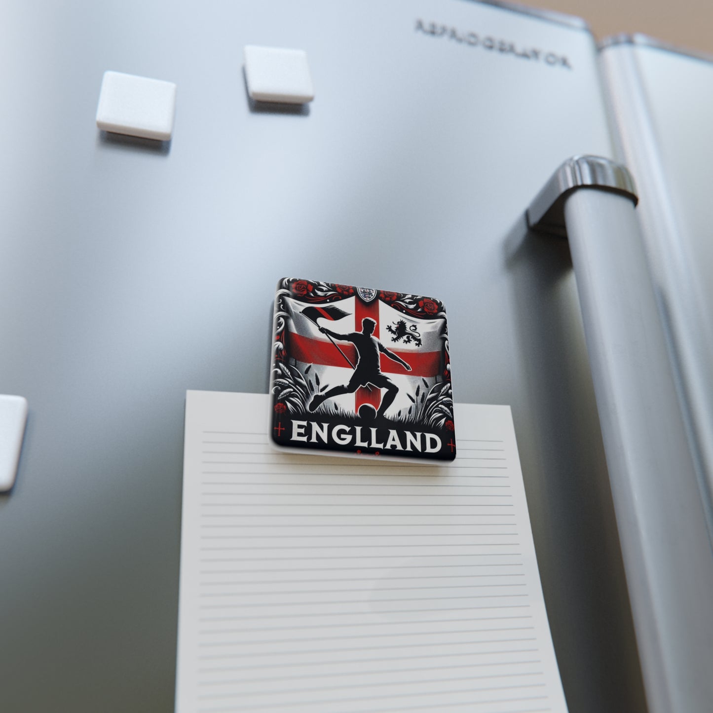Flag Village ENGLAND Flag Sporting Porcelain Magnet, Square GBR0012