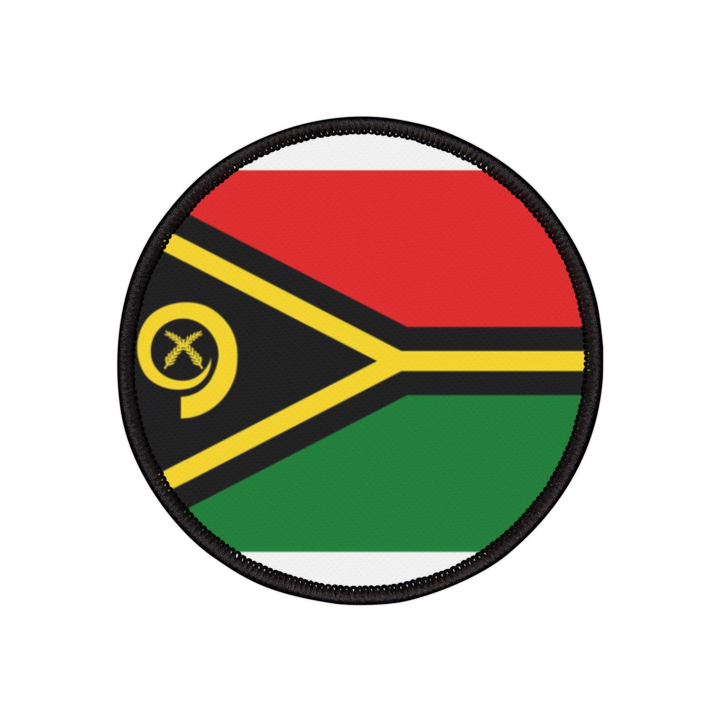 Flag Village Vanuatu Flag Embroidery Iron-On Patches