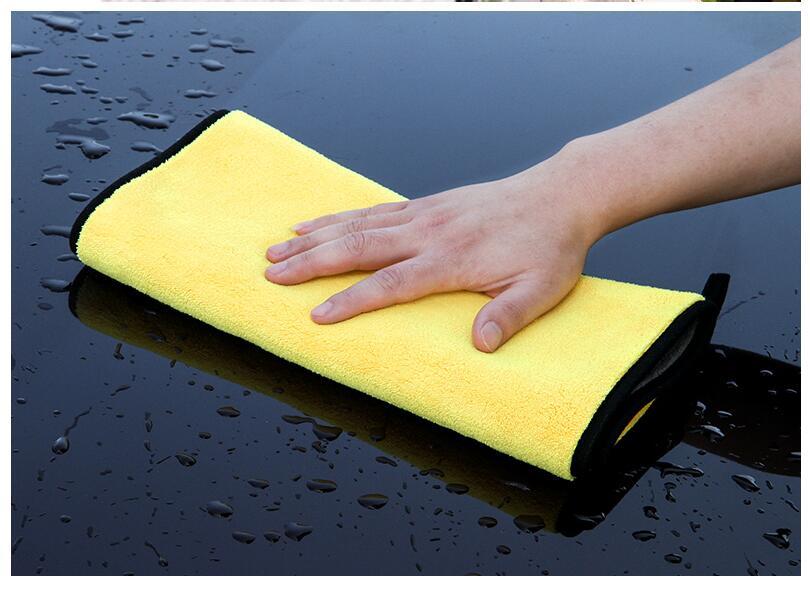 Flag Village Auto Tools Car wash towel cleaning cloth special towel not lint car glass absorbent rag non-deer skin towel thickening without leaving marks