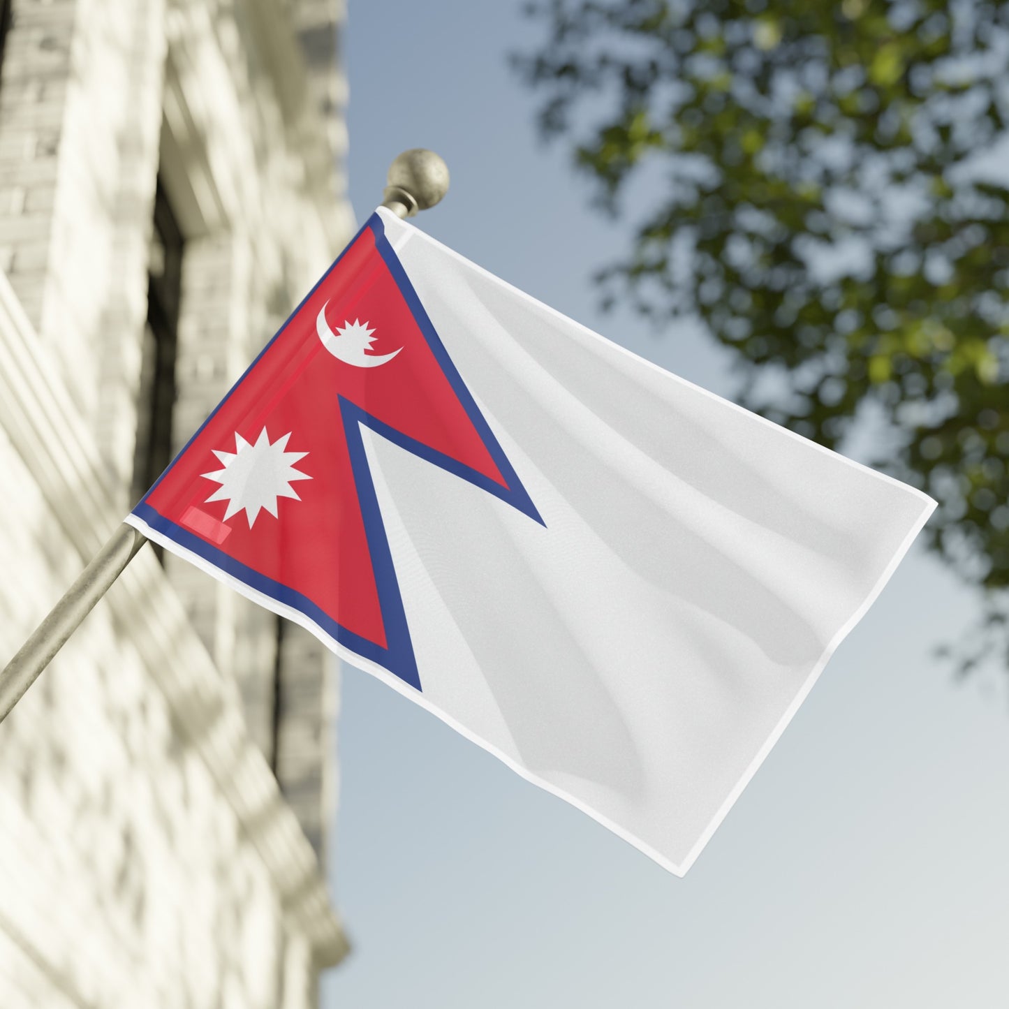 Flag Village Nepal Flag 18" x 12" / 36" x 24" / 60" x 36"