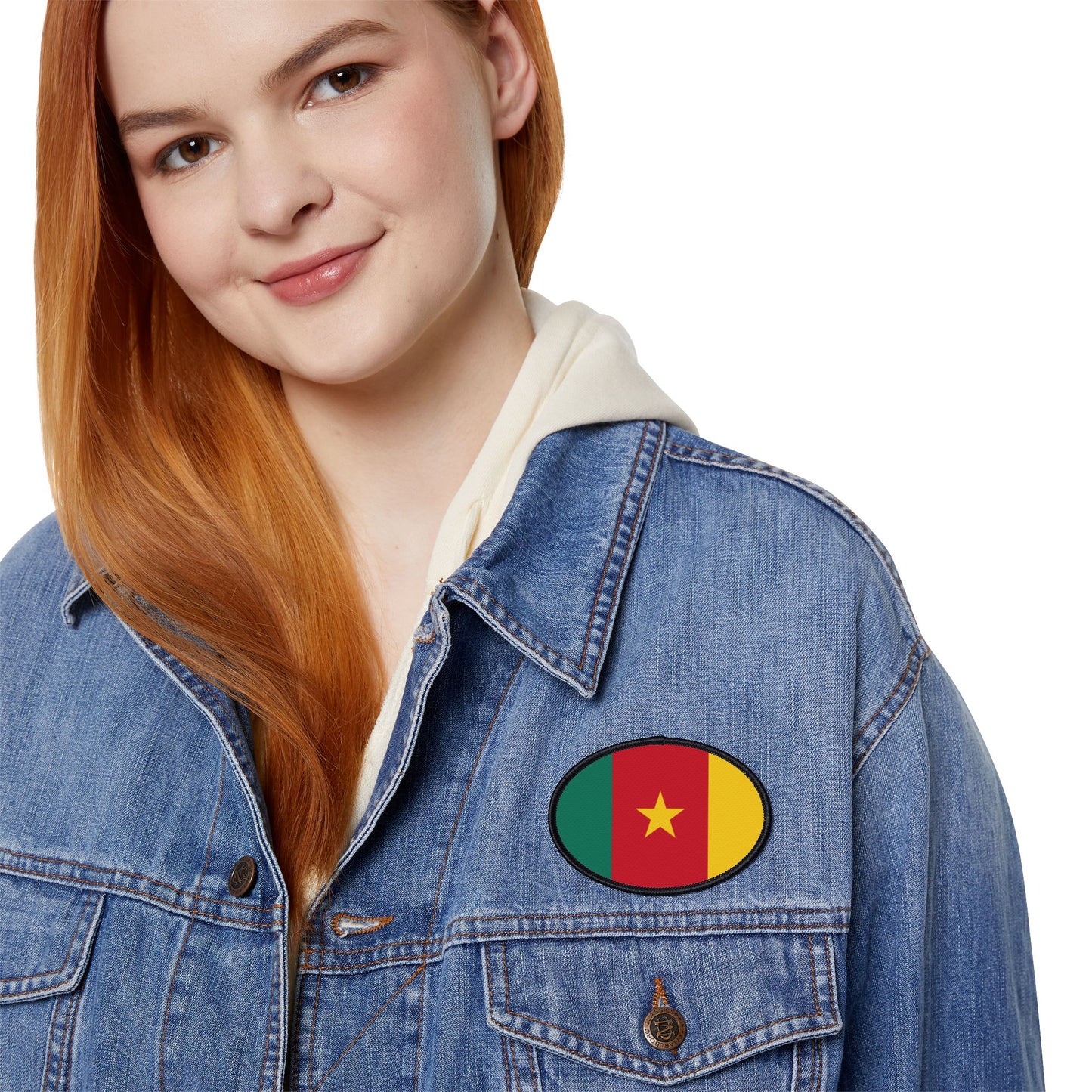 Flag Village Cameroon Flag Embroidery Iron-On Patches