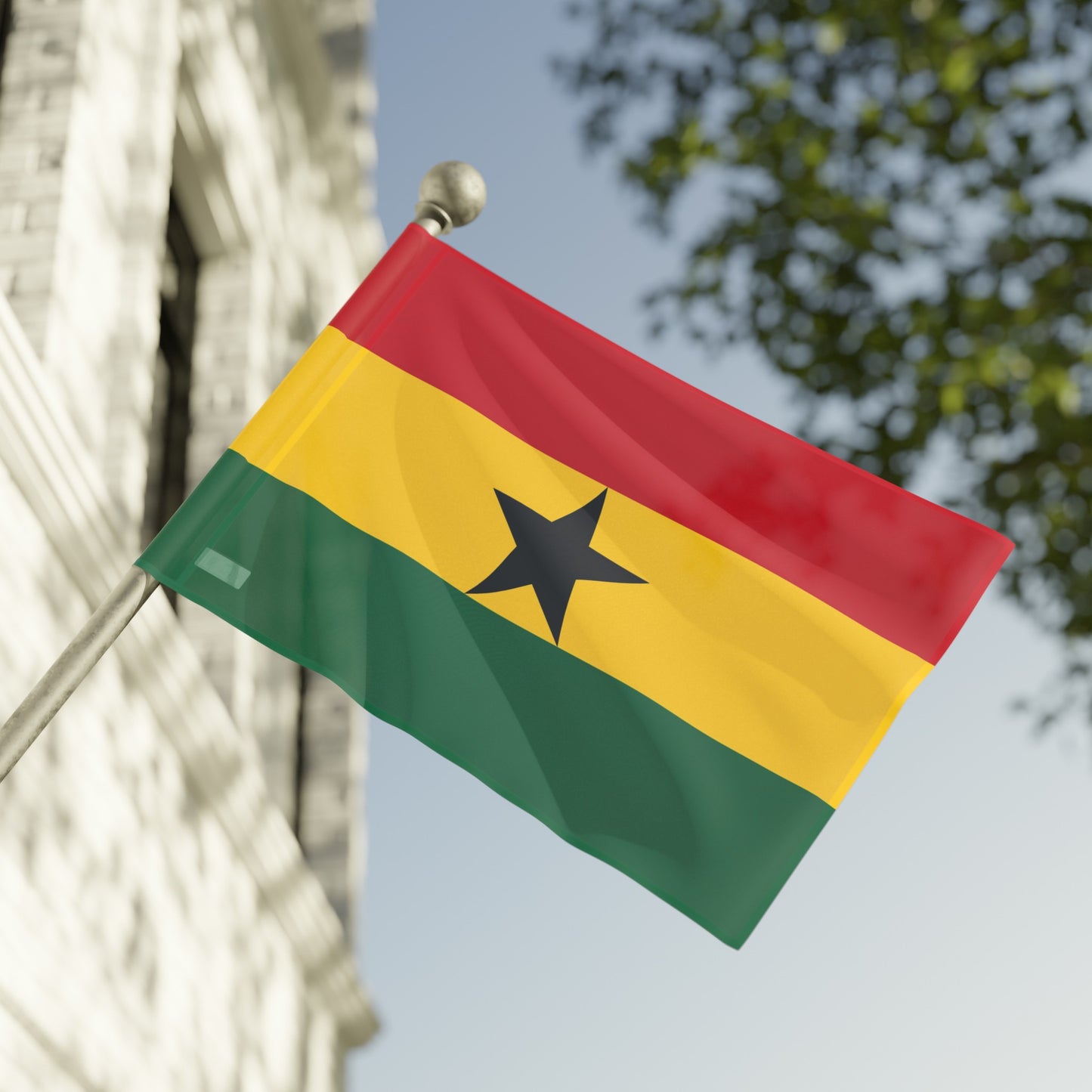 Flag Village Ghana Flag 18" x 12" / 36" x 24" / 60" x 36"