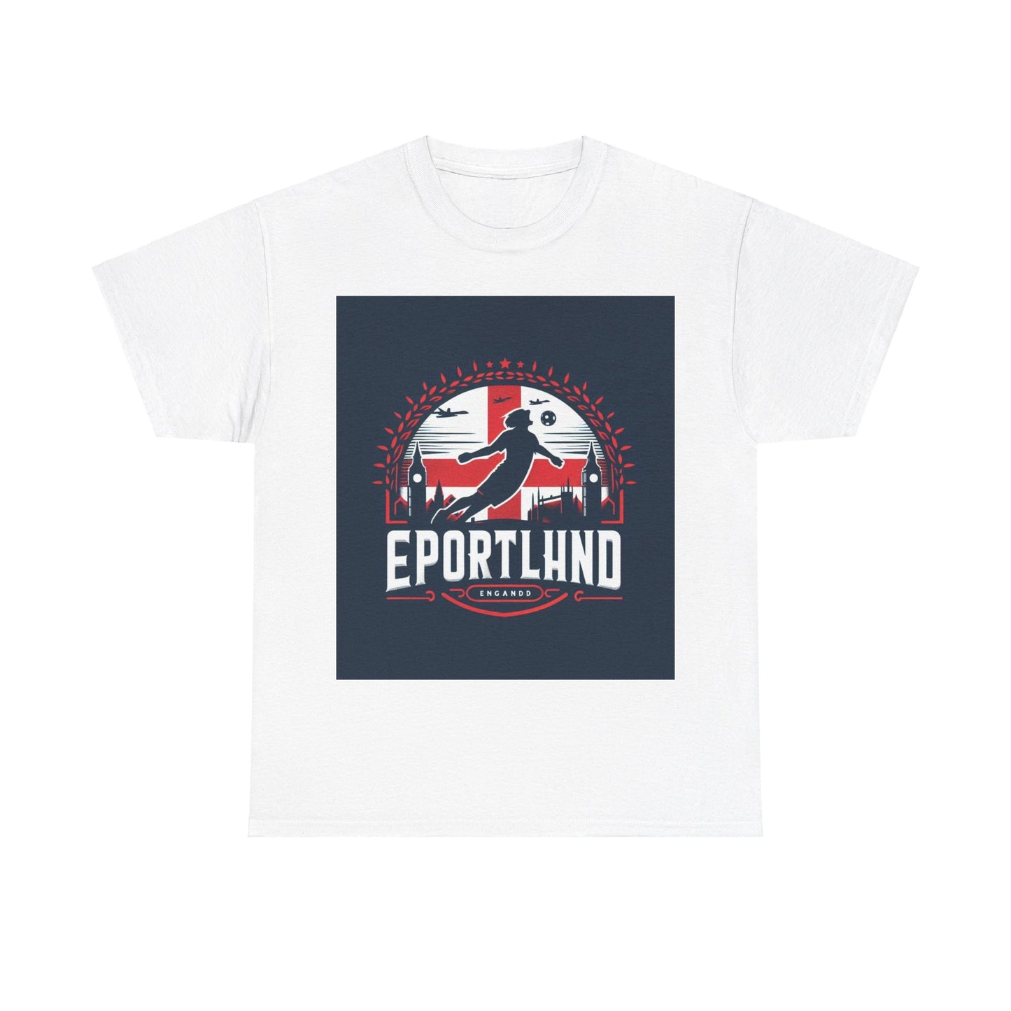 Flag Village England Sporting Flag T-SHIRT Heavy Cotton Tee GBR0003