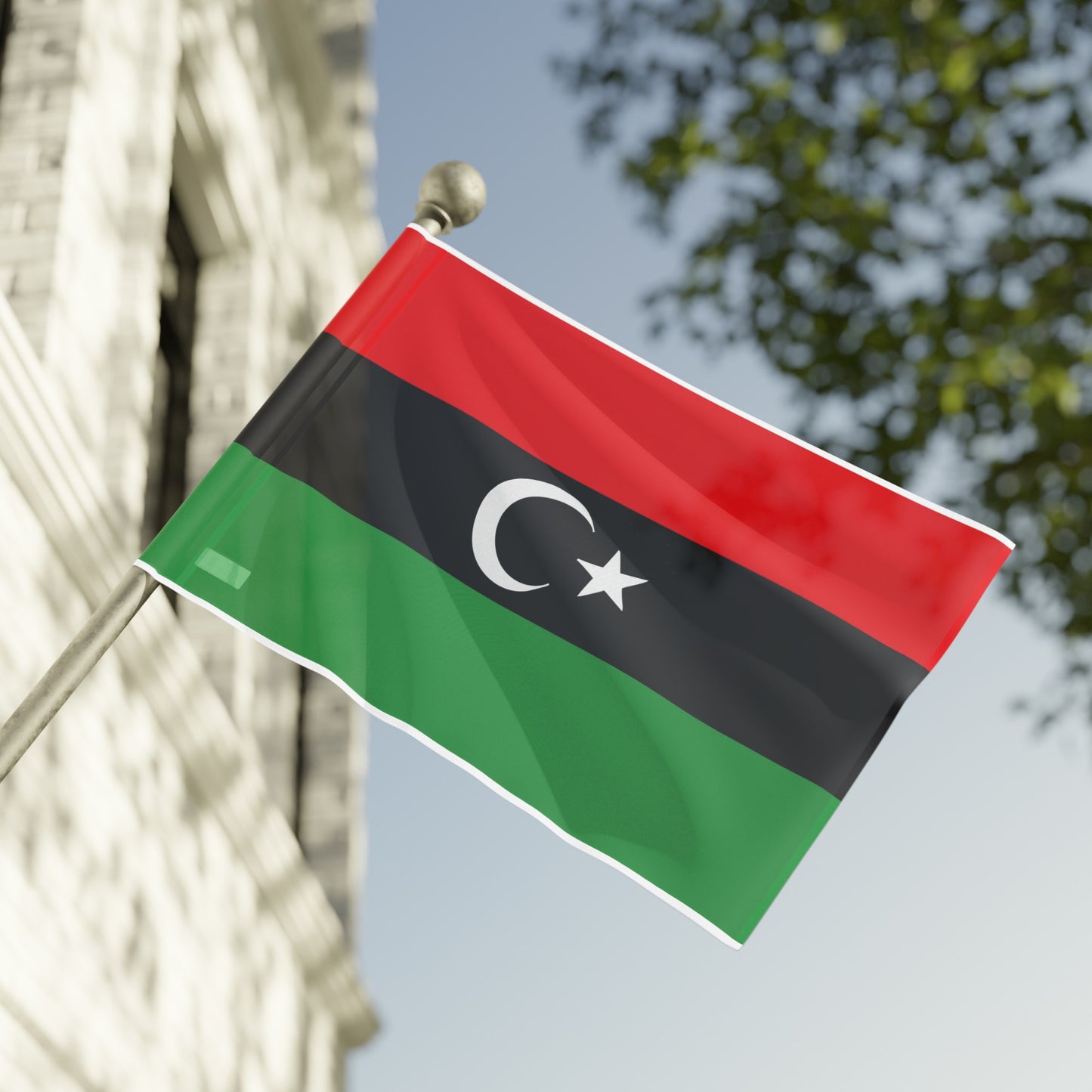 Flag Village Libya Flag 18" x 12" / 36" x 24" / 60" x 36"