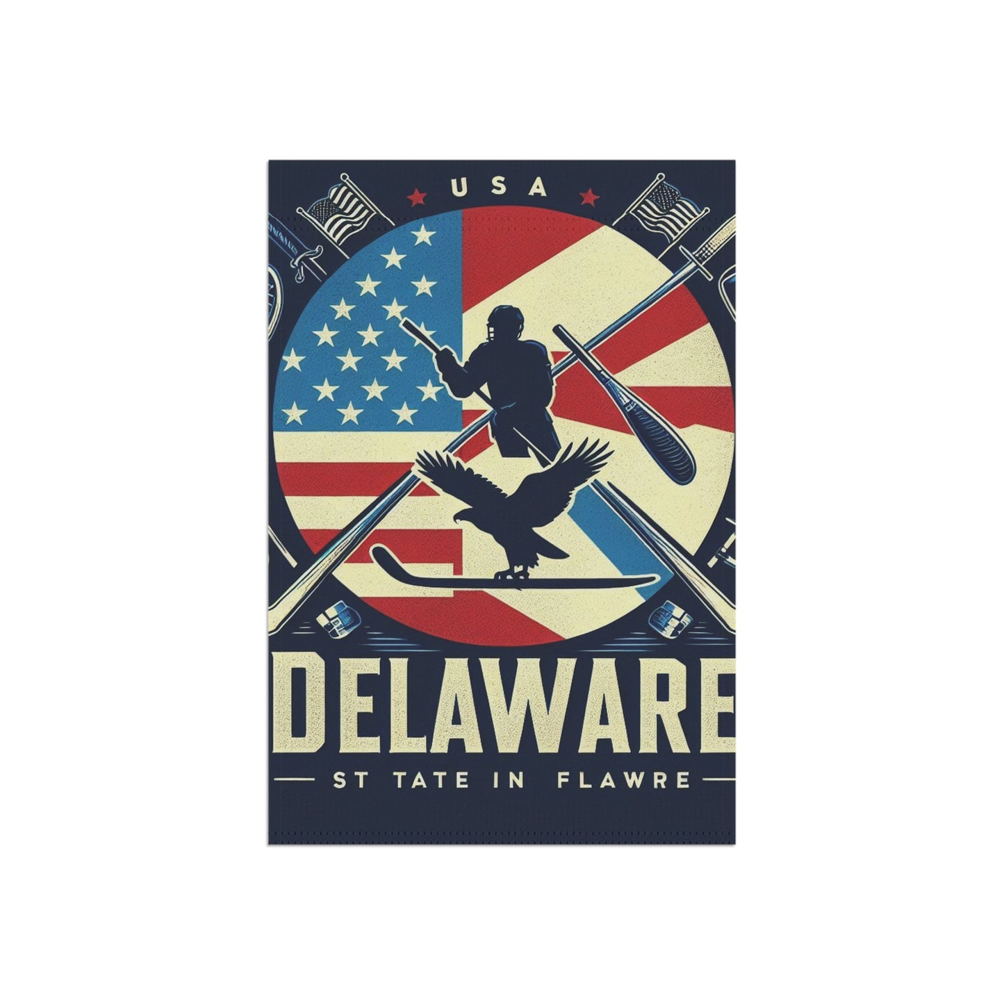 Flag Village Delaware State Flag Sporting Garden & House Banner DE0002