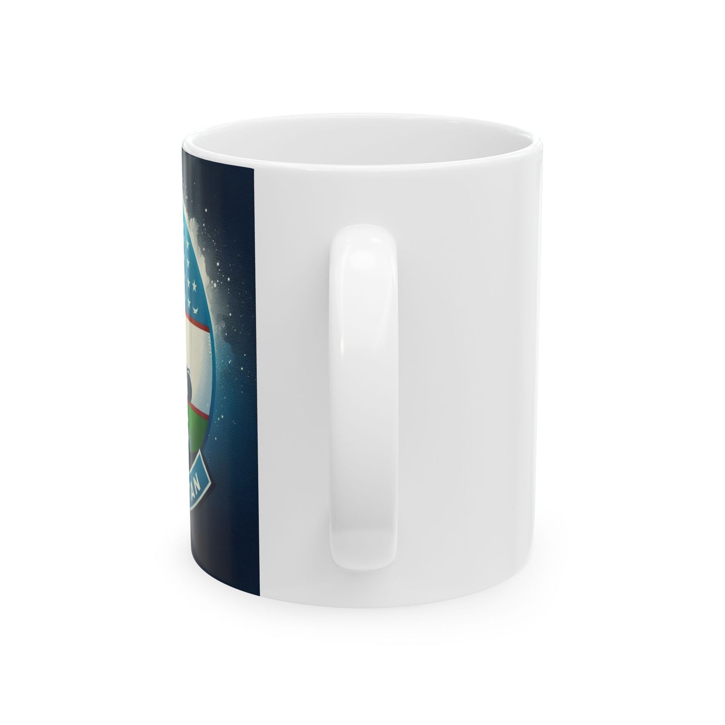 Flag Village Uzbekistan Sporting Flag Ceramic Coffee Mug 11oz UZB0001