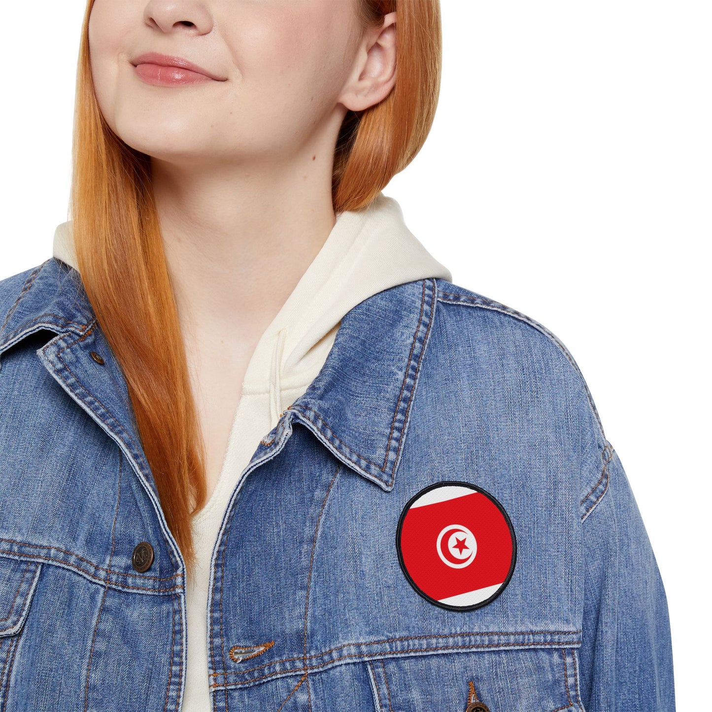 Flag Village Tunisia Flag Embroidery Iron-On Patches