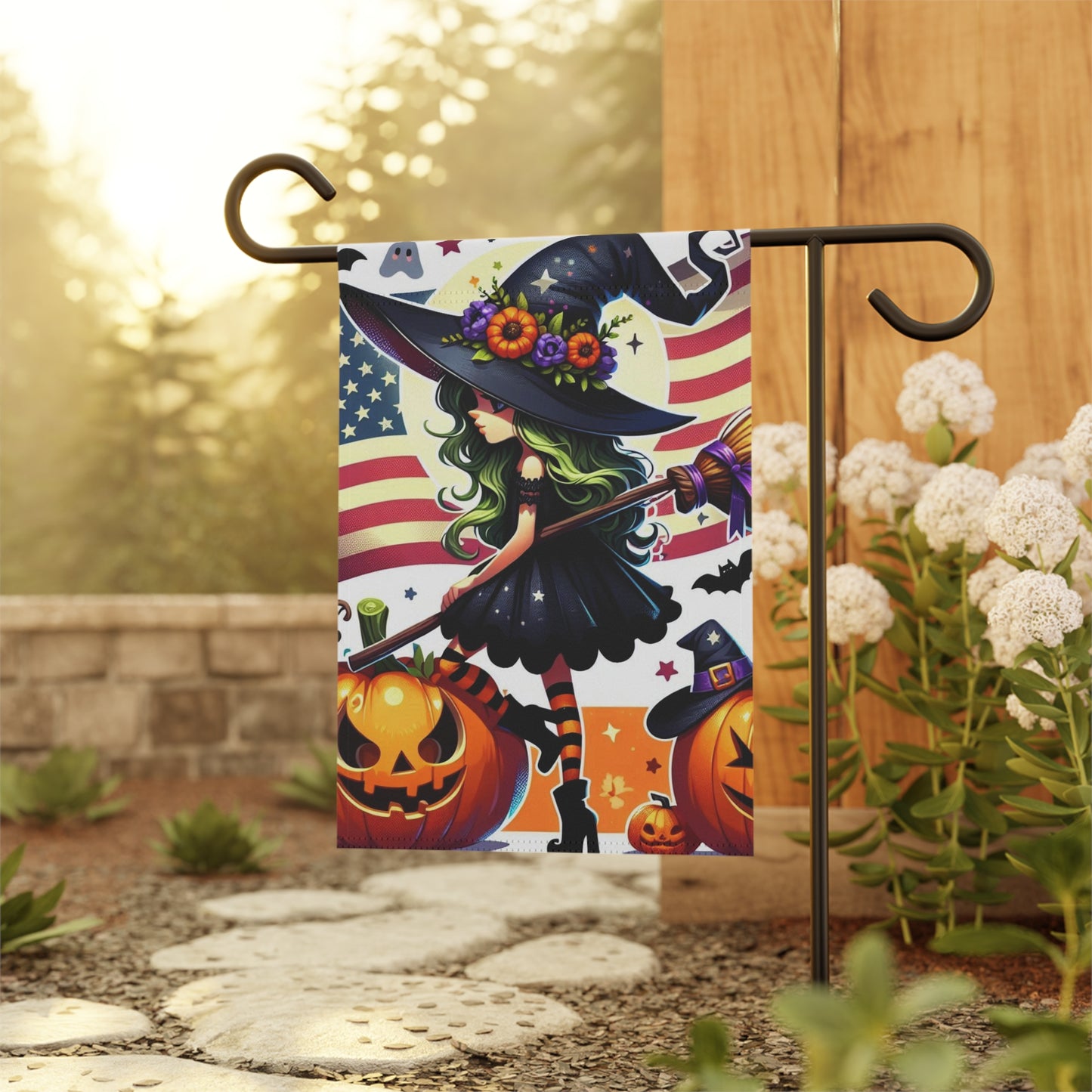 Flag Village Halloween Flag Garden & House Banner HW0179