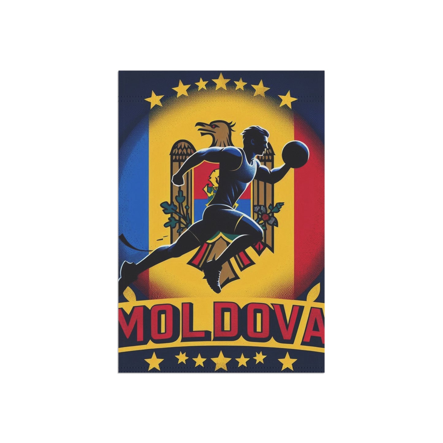 Flag Village Moldova Flag Sporting Garden & House Banner MDA0004