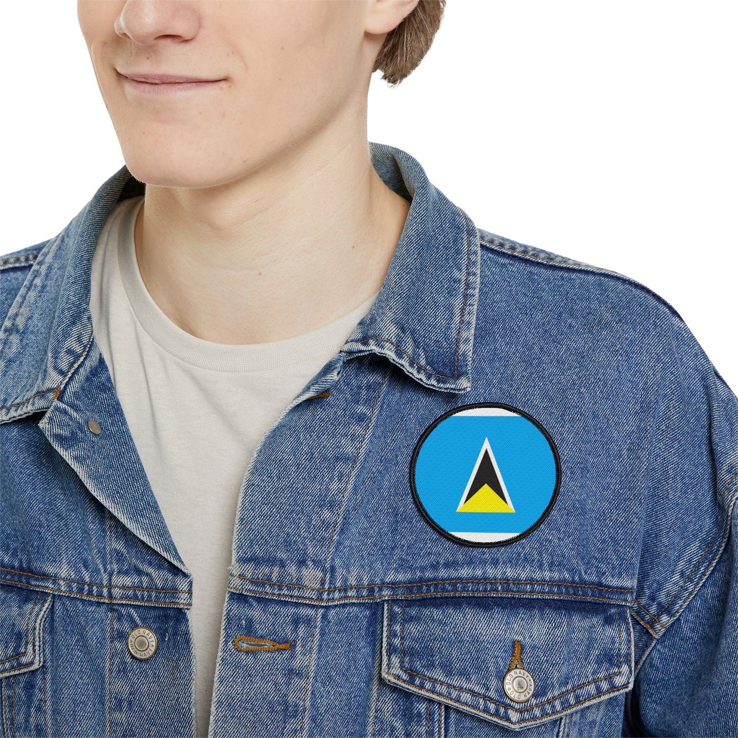 Flag Village Saint Lucia Flag Embroidery Iron-On Patches