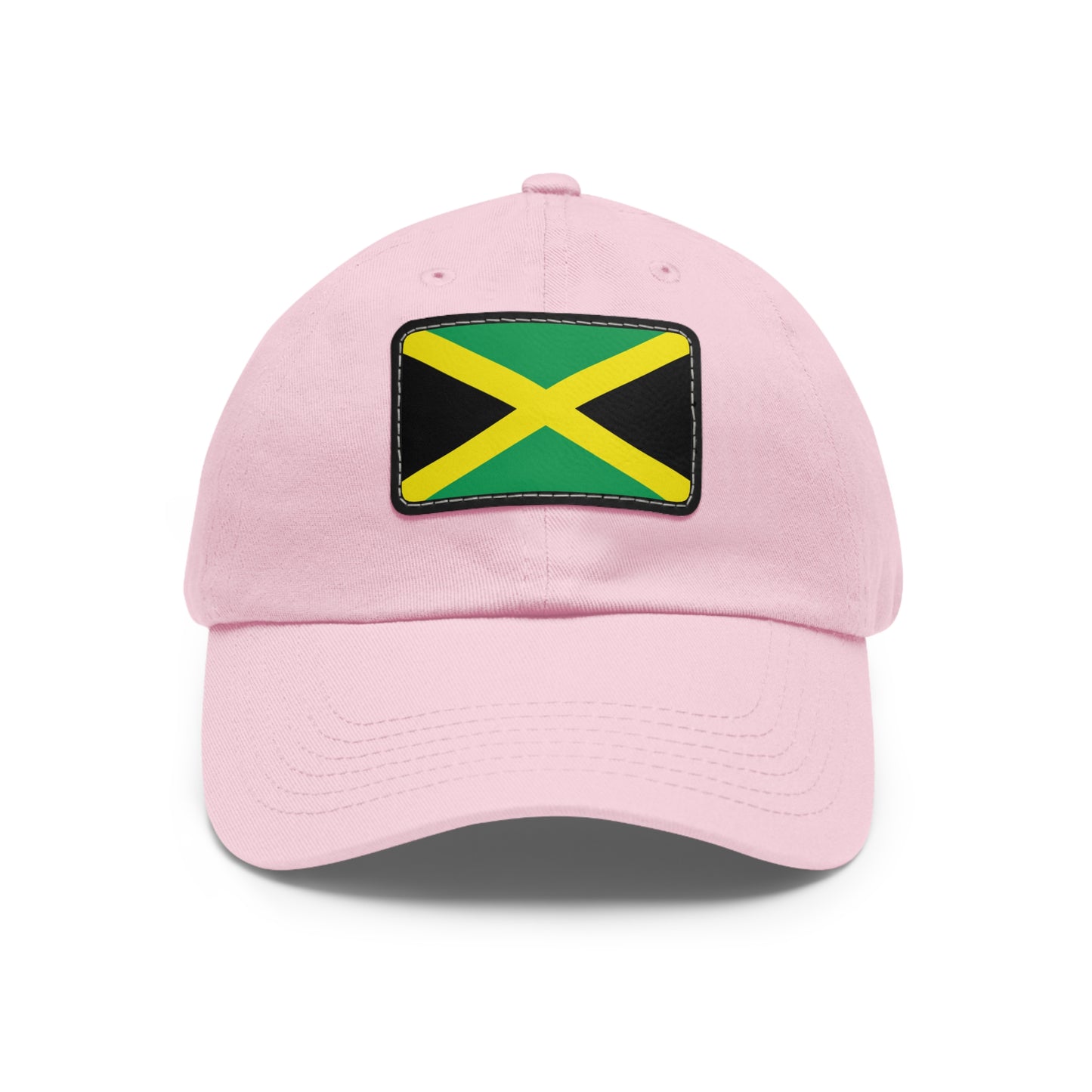 Flag Village Jamaica Flag Hat Cap with Leather Patch