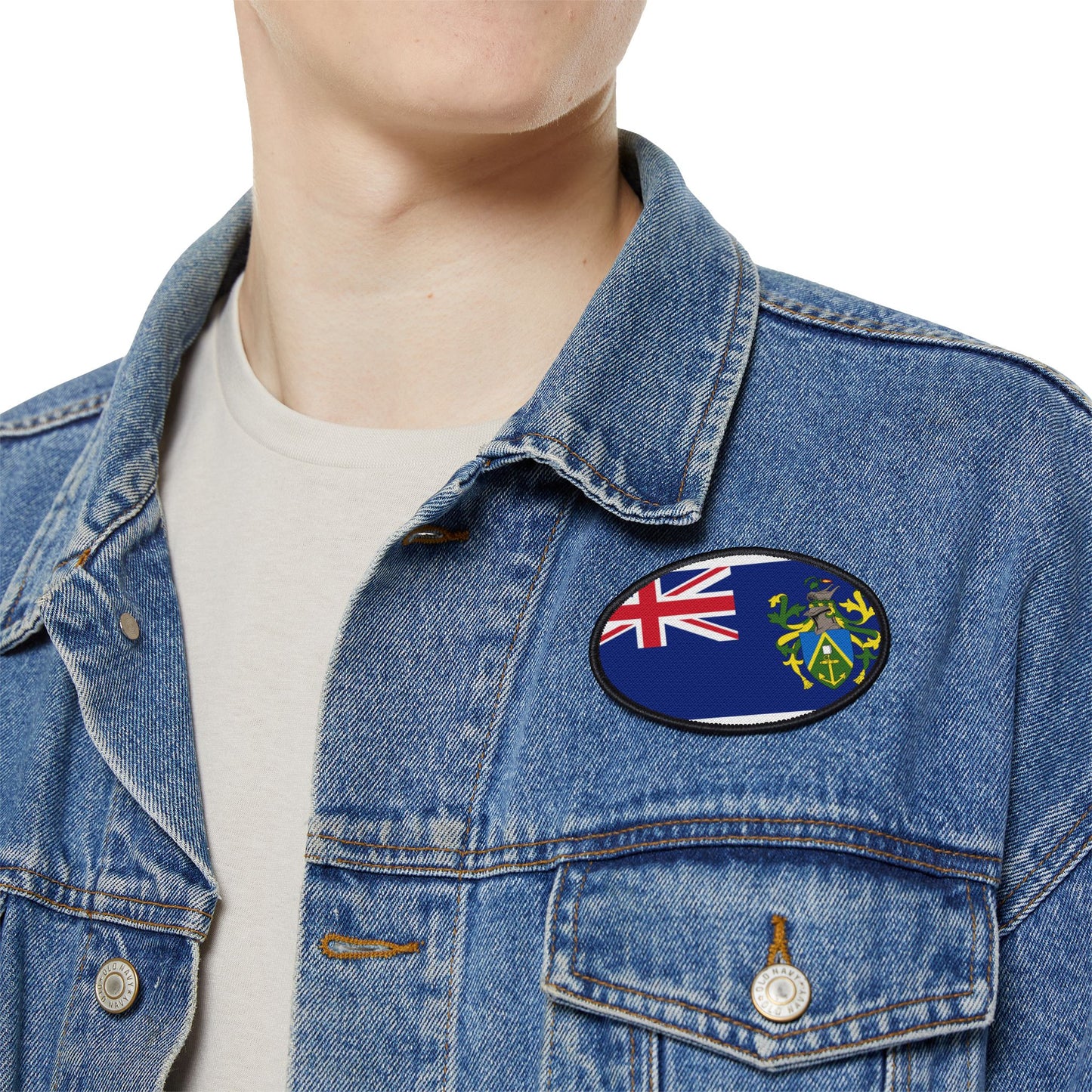 Flag Village Pitcairn Flag Embroidery Iron-On Patches