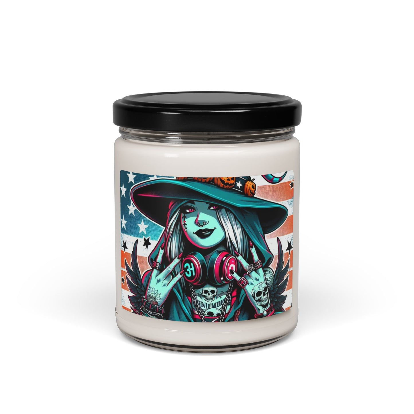 Flag Village Halloween Pretty Witch Scented Soy Candle, 9oz HW0016