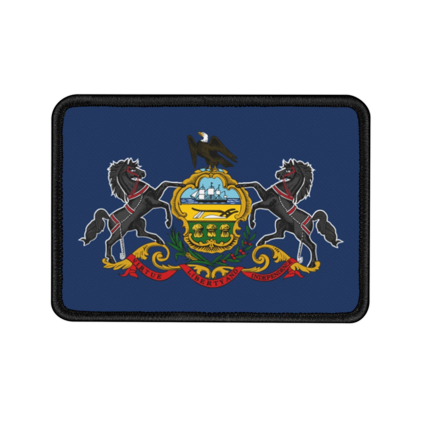 Flag Village Pennsylvania State Flag Embroidery Iron-On Patches