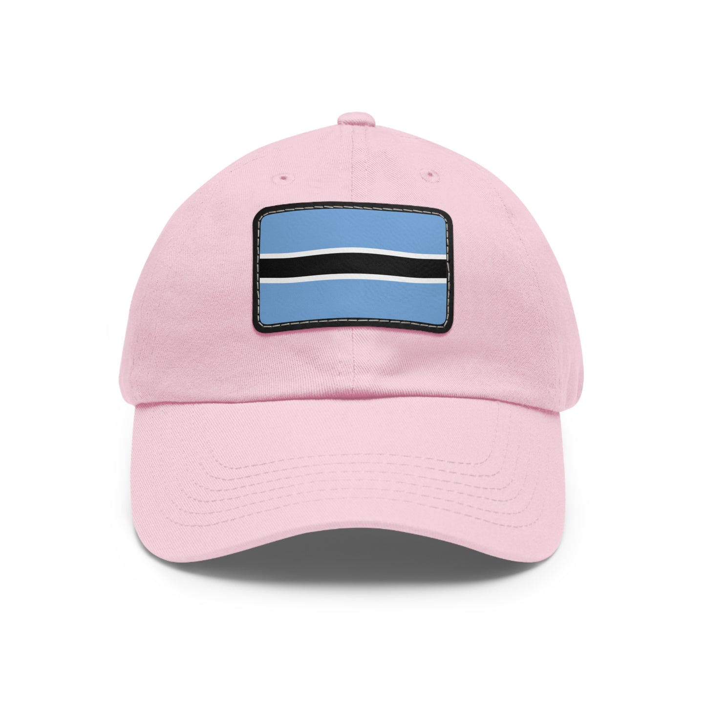 Flag Village Botswana Flag Hat Cap with Leather Patch