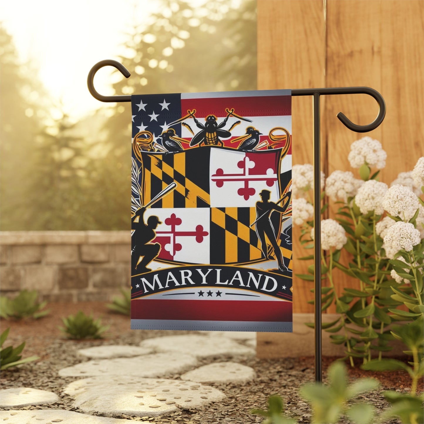 Flag Village Maryland State Flag Sporting Garden & House Banner MD0001