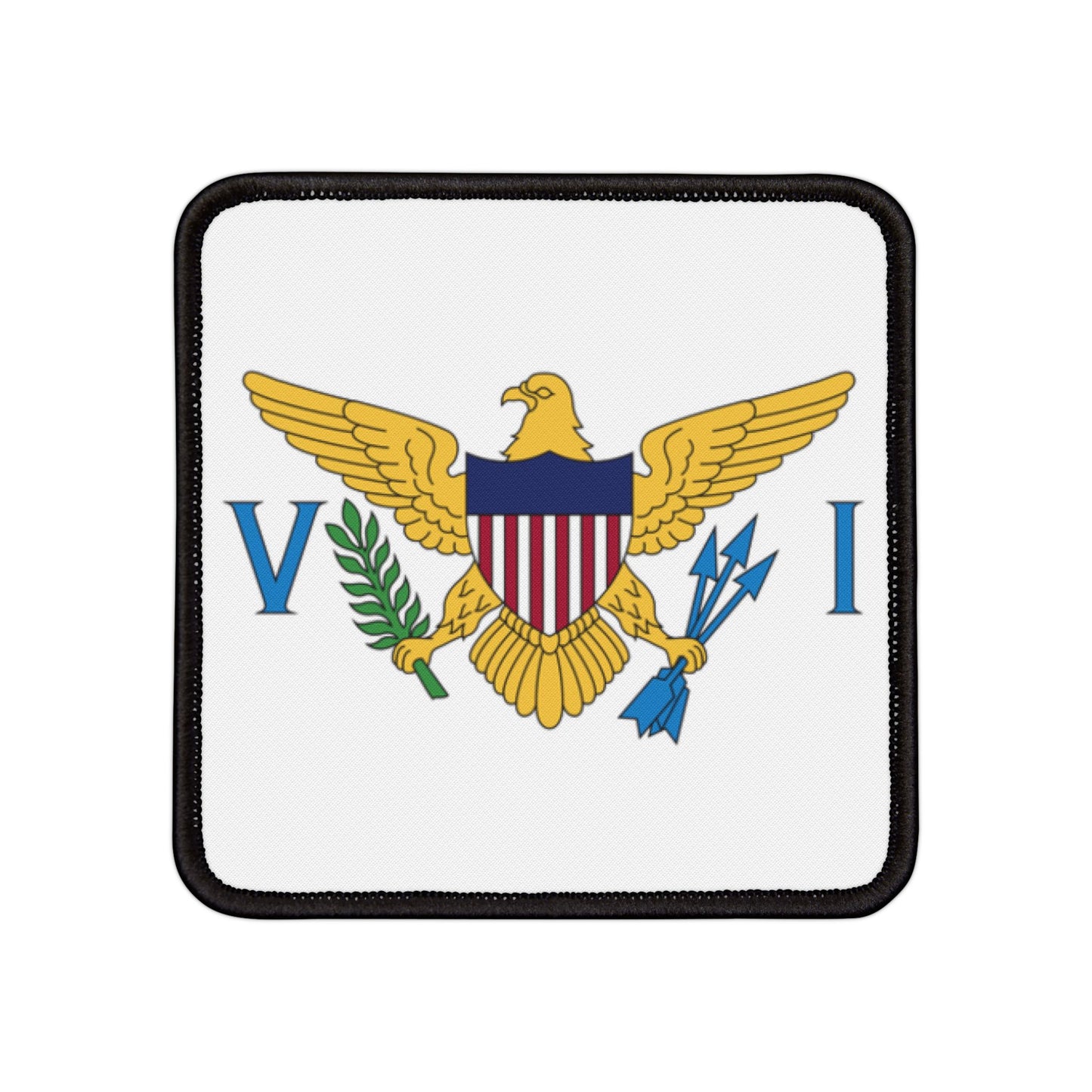 Flag Village U.S. Virgin Islands State Flag Embroidery Iron-On Patches