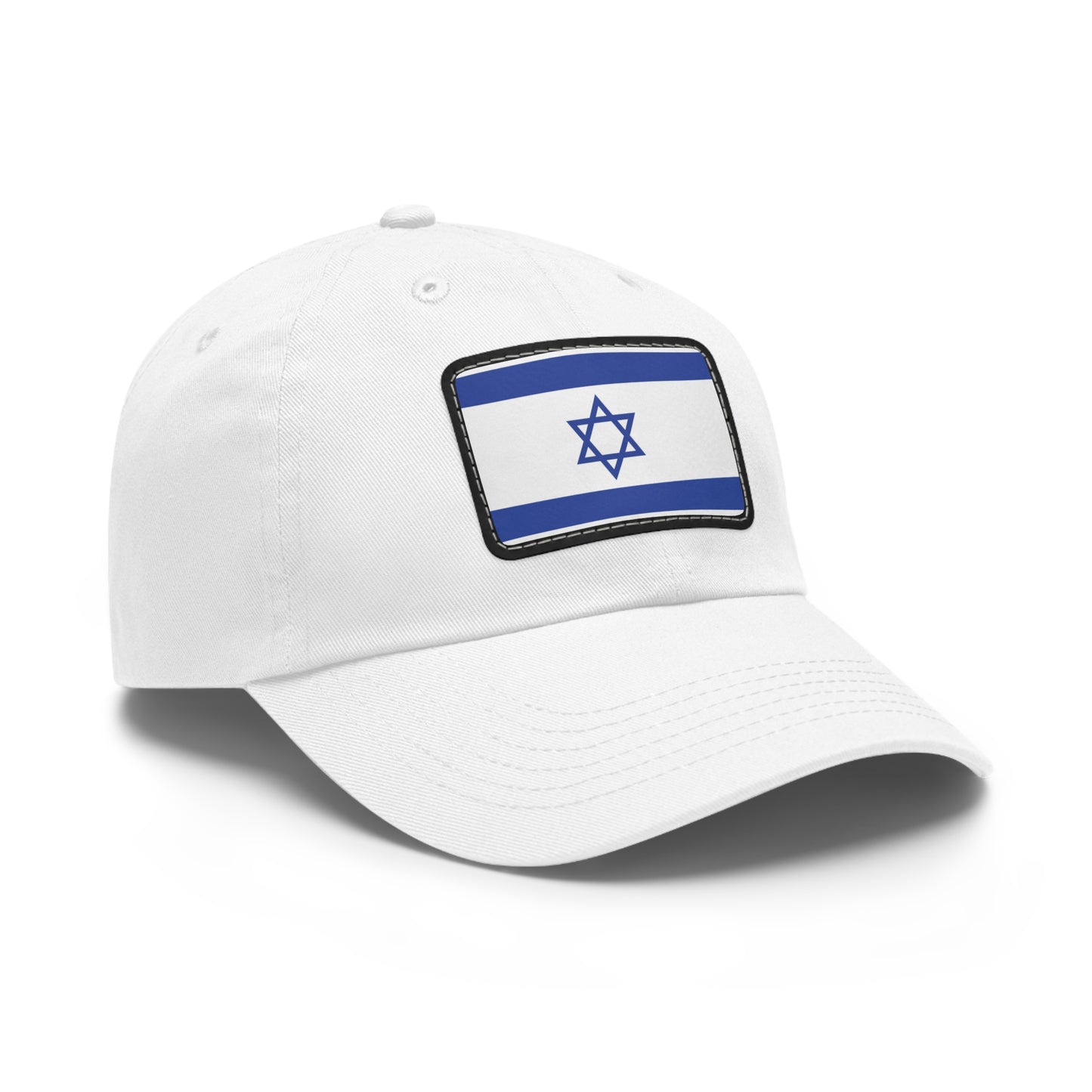Flag Village Israel Flag Hat Cap with Leather Patch