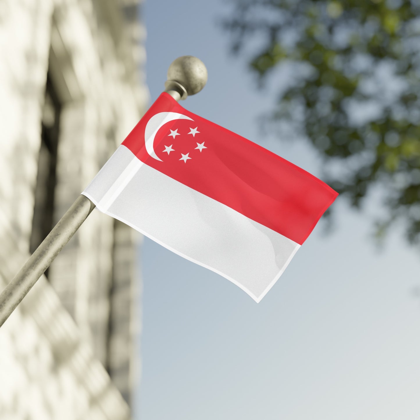 Flag Village Singapore Flag 18" x 12" / 36" x 24" / 60" x 36"
