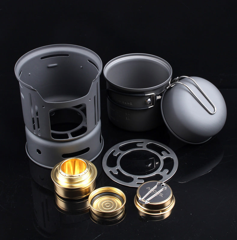 Flag Village Small Outdoor Camping Cookware Set