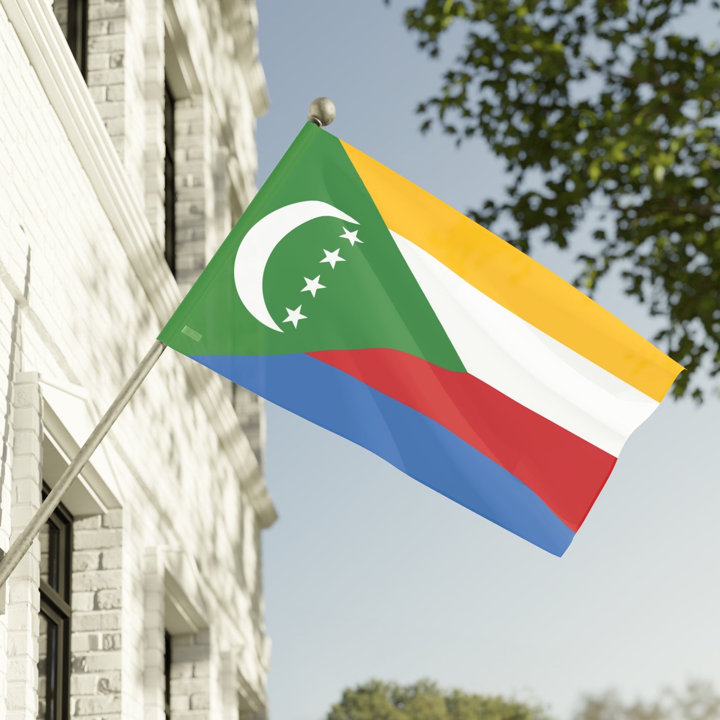 Flag Village Comoros Flag 18" x 12" / 36" x 24" / 60" x 36"