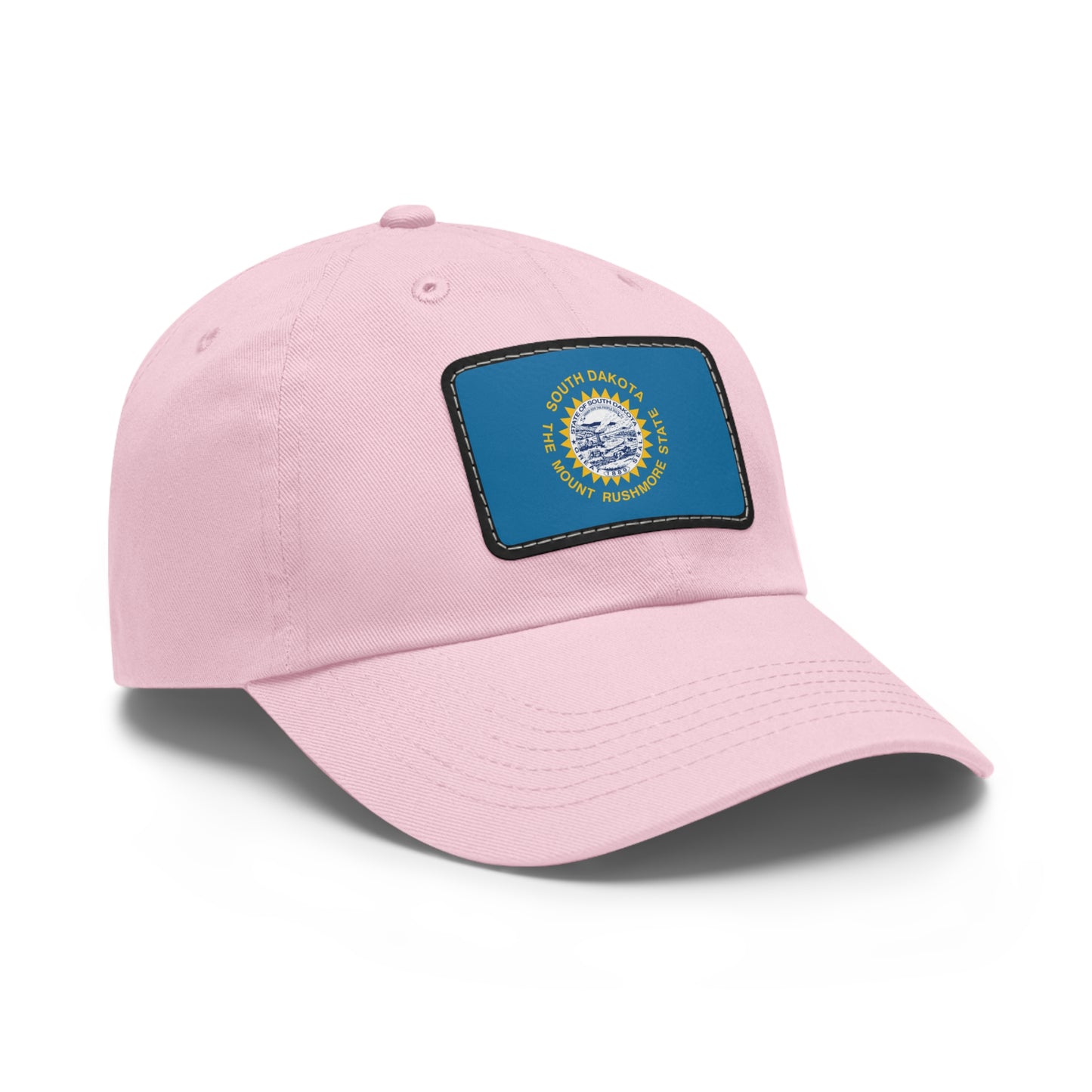 Flag Village USA South Dakota State Flag Hat Cap with Leather Patch