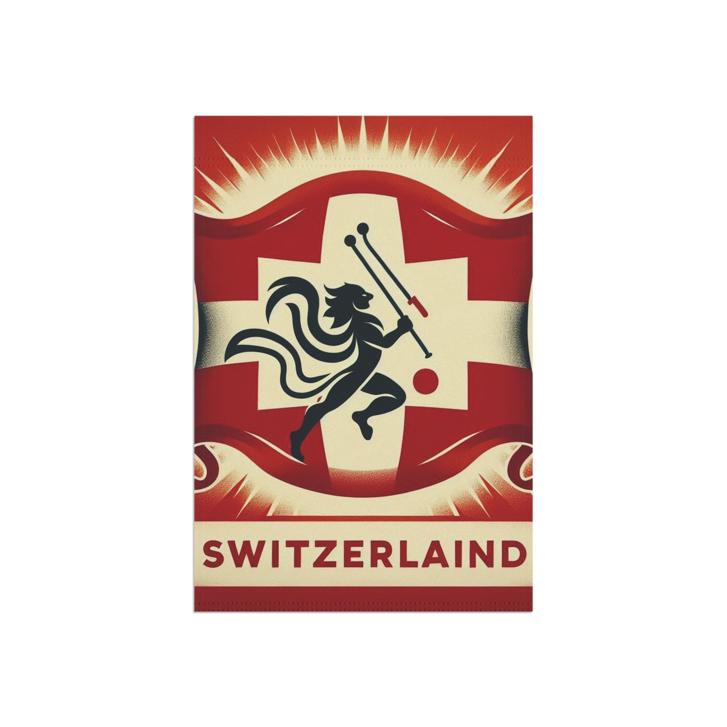 Flag Village Switzerland Flag Sporting Garden & House Banner CHE0003