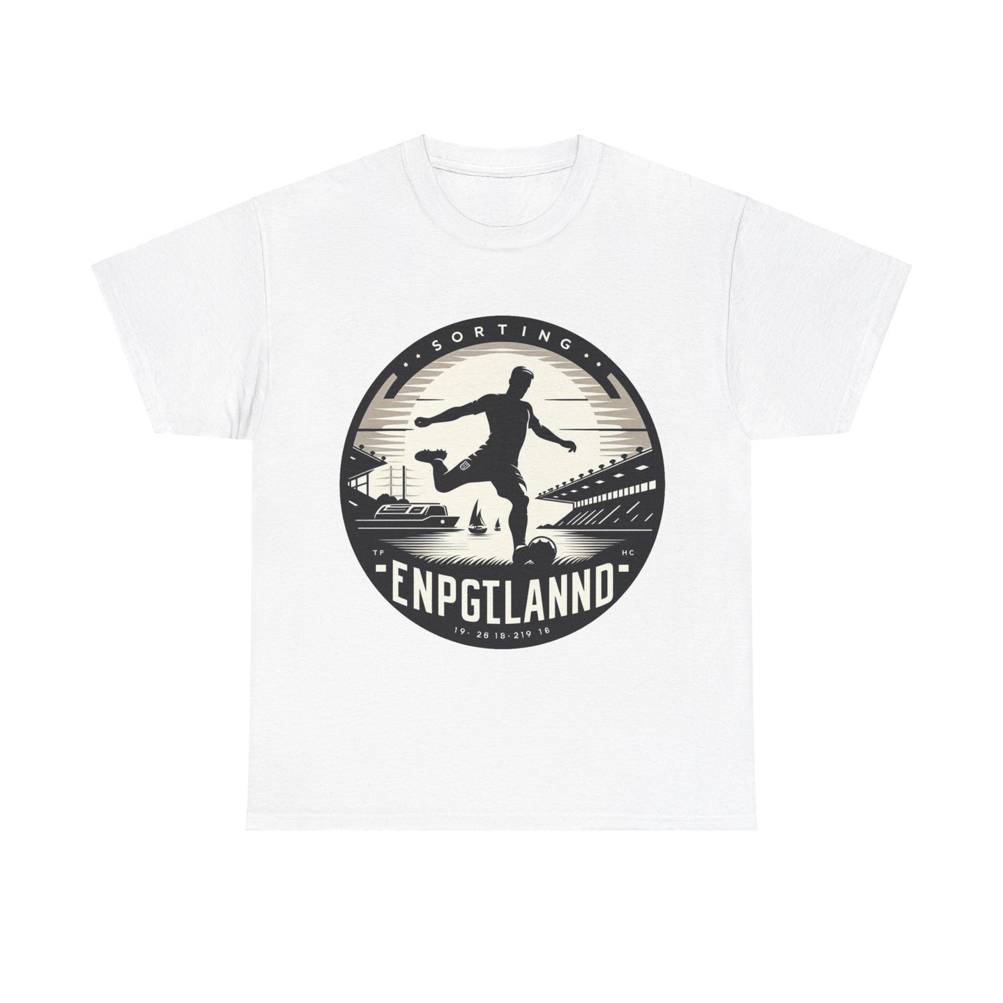 Flag Village England Sporting Flag T-SHIRT Heavy Cotton Tee GBR0004