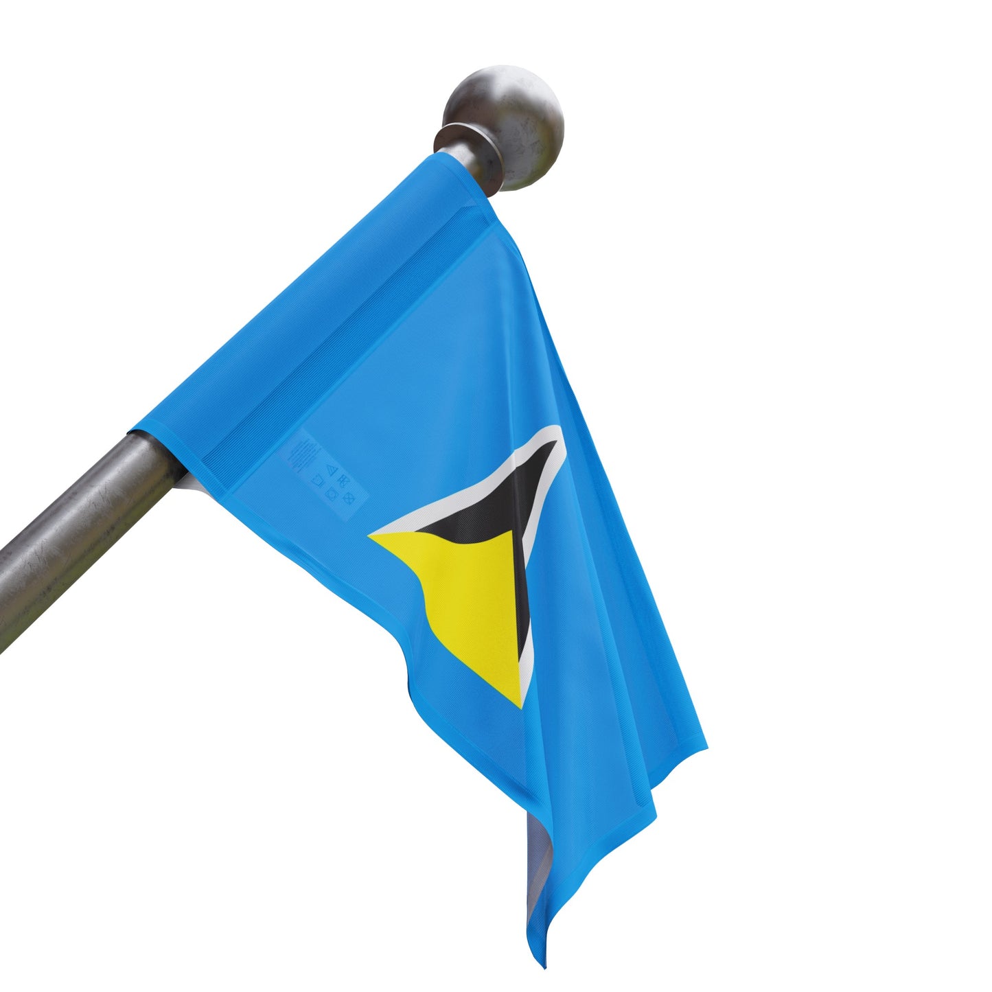 Flag Village Saint Lucia Flag 18" x 12" / 36" x 24" / 60" x 36"