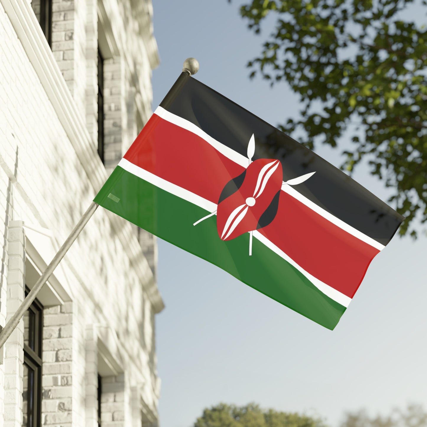 Flag Village Kenya Flag 18" x 12" / 36" x 24" / 60" x 36"
