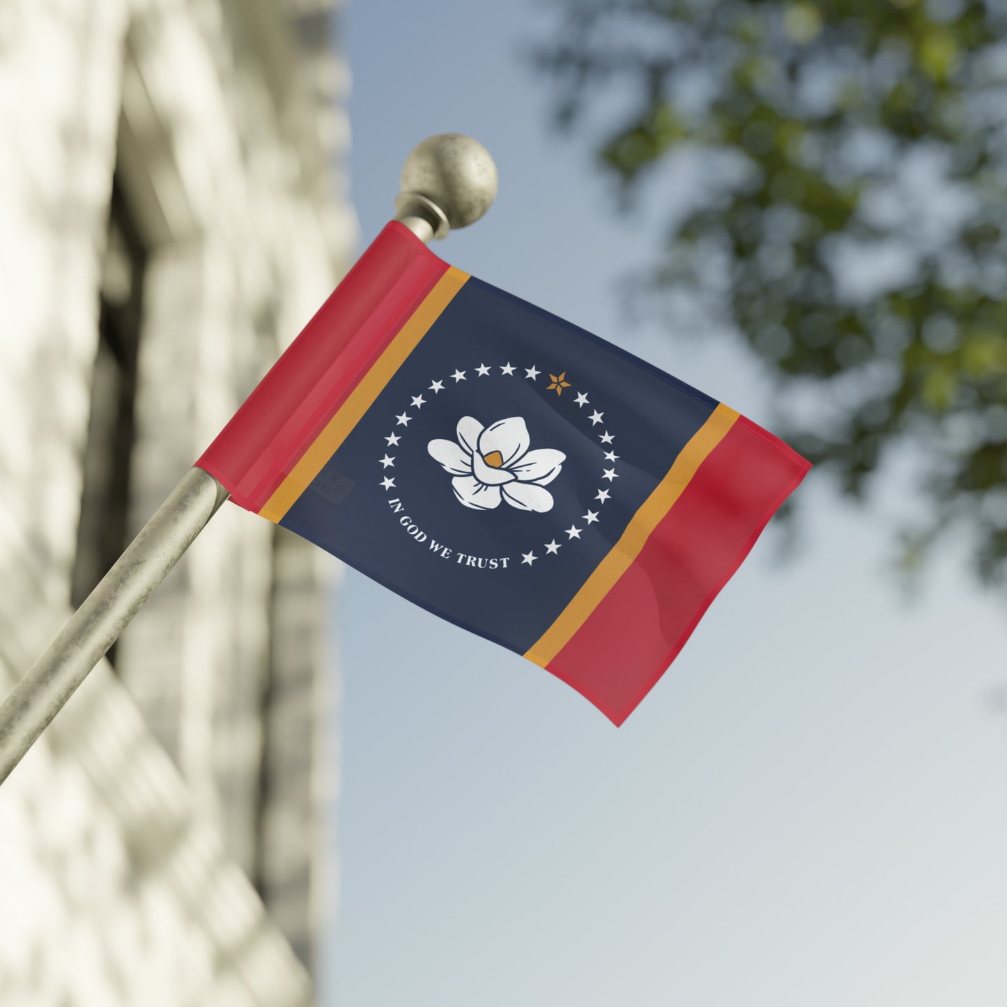 Flag Village USA Mississippi State Flag 18" x 12" / 36" x 24" / 60" x 36"