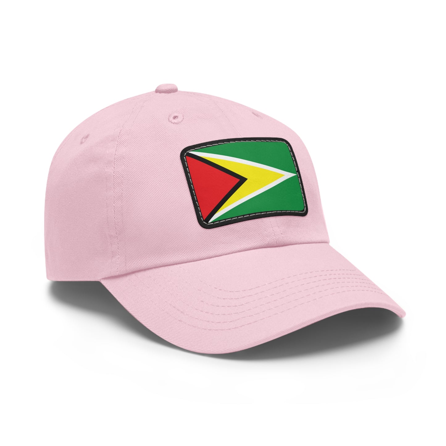 Flag Village Guyana Flag Hat Cap with Leather Patch