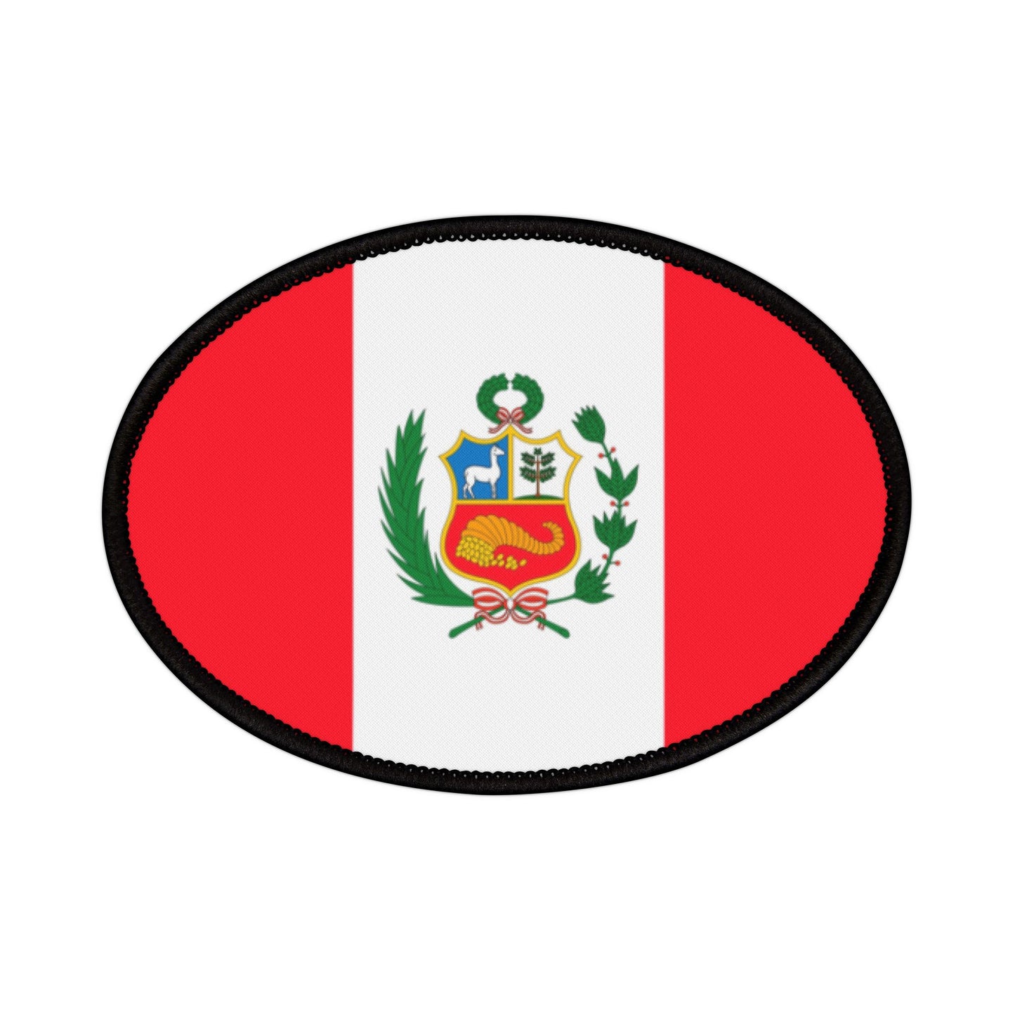 Flag Village Peru Flag Embroidery Iron-On Patches