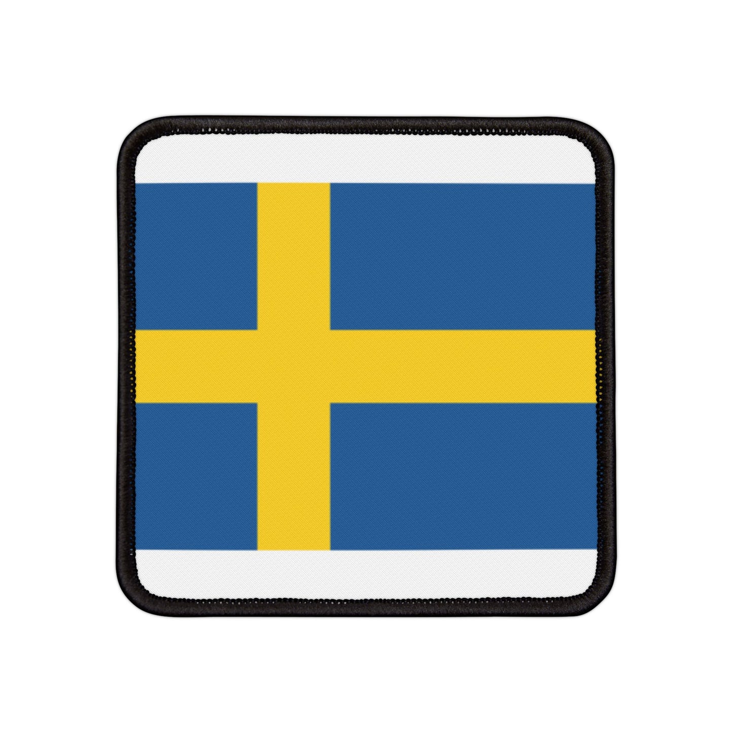 Flag Village Sweden Flag Embroidery Iron-On Patches