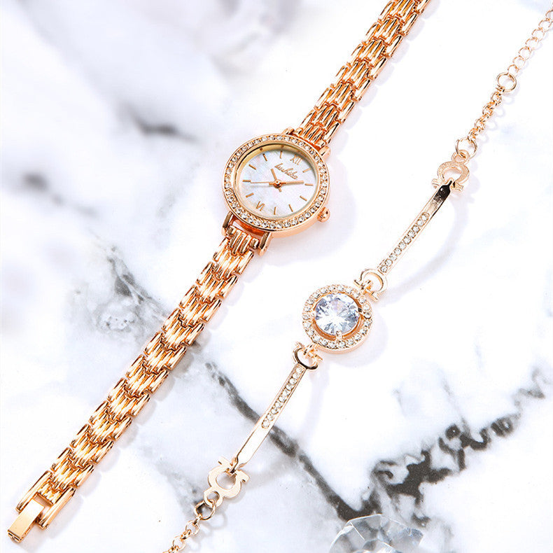 Flag Village Women's Fashion Watch Quartz Gift Box Set