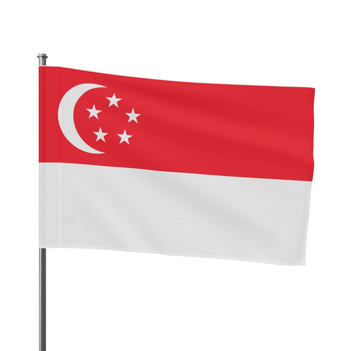 Flag Village Singapore Flag 18" x 12" / 36" x 24" / 60" x 36"
