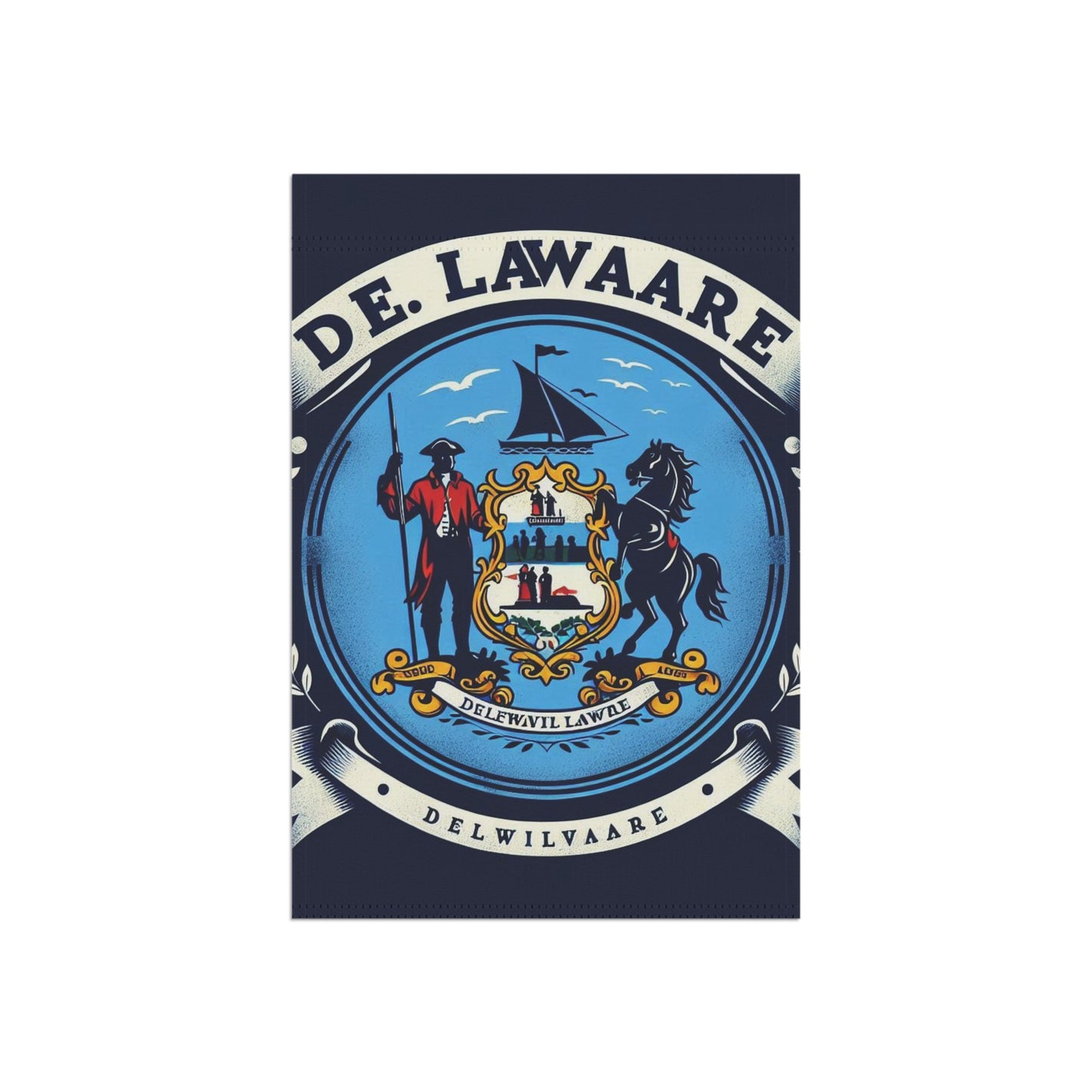 Flag Village Delaware State Flag Sporting Garden & House Banner DE0001