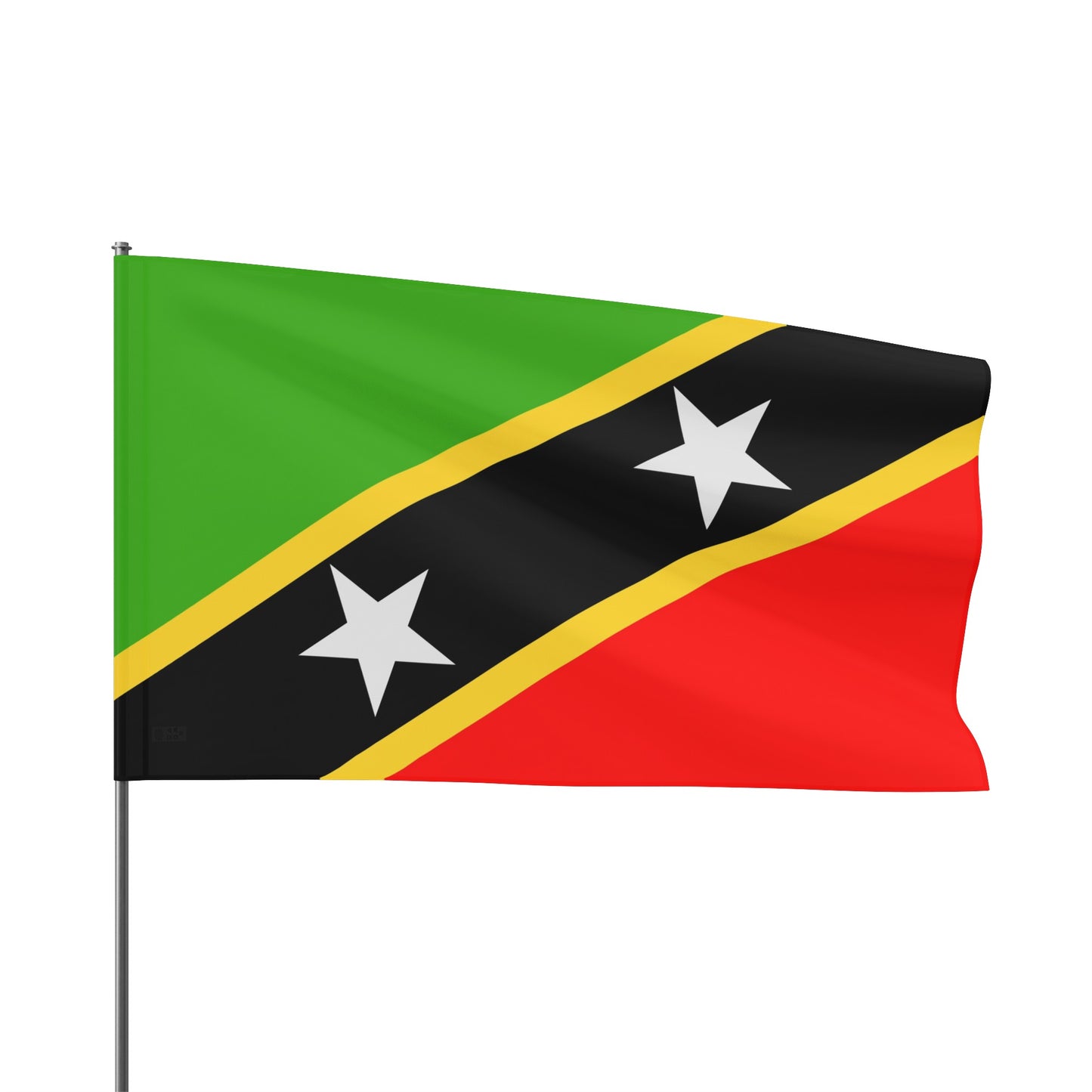 Flag Village Saint Kitts And Nevis Flag 18" x 12" / 36" x 24" / 60" x 36"