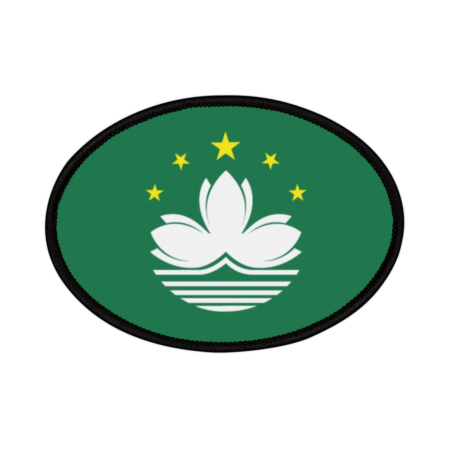 Flag Village Macao Flag Embroidery Iron-On Patches