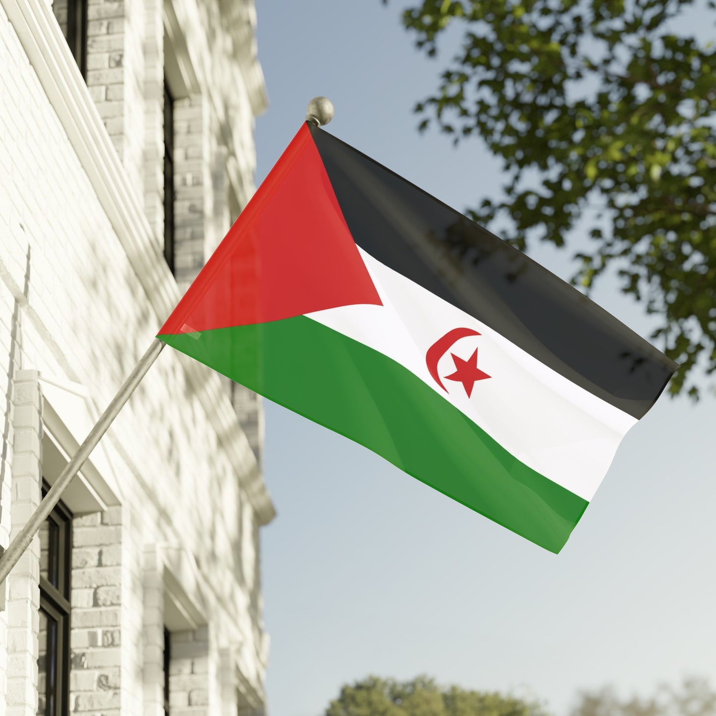 Flag Village Western Sahara Flag 18" x 12" / 36" x 24" / 60" x 36"