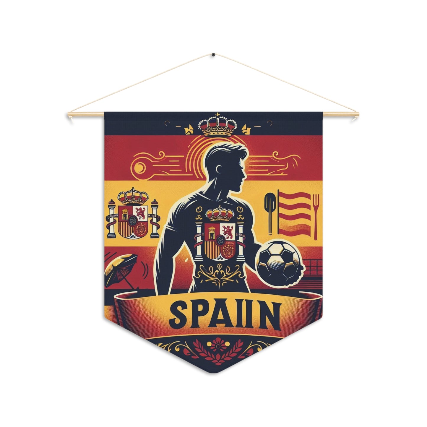 Flag Village Spain Flag Pennant Sporting Home Wall decoration ESP0001